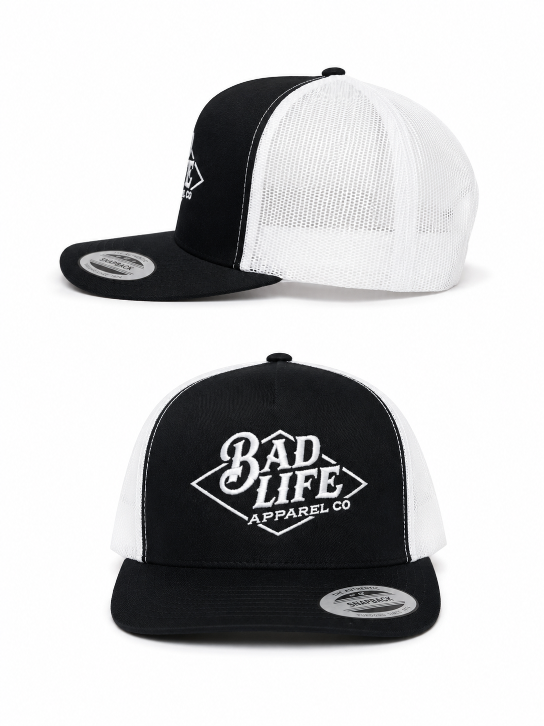 embroidered trucker hat