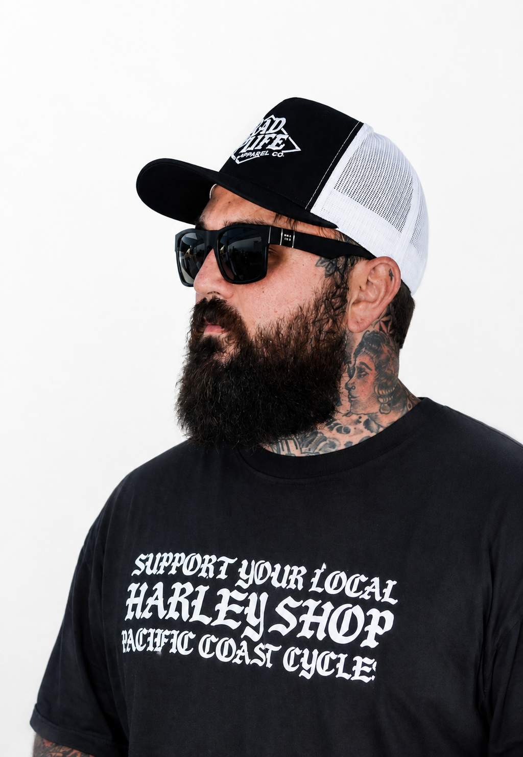 embroidered trucker hat
