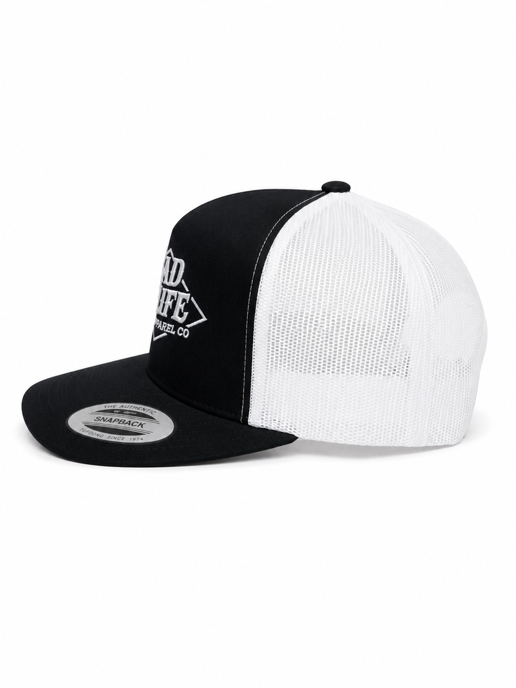 embroidered trucker hat