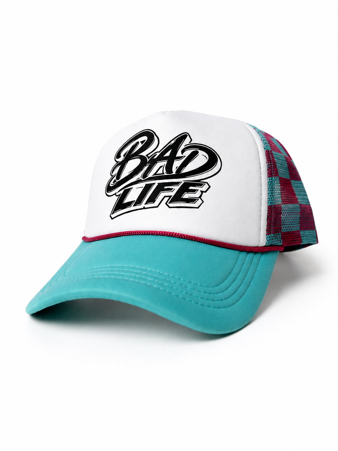 Checkered foam hat