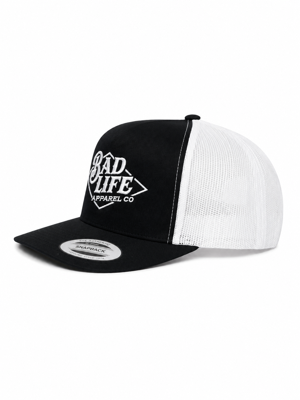embroidered trucker hat