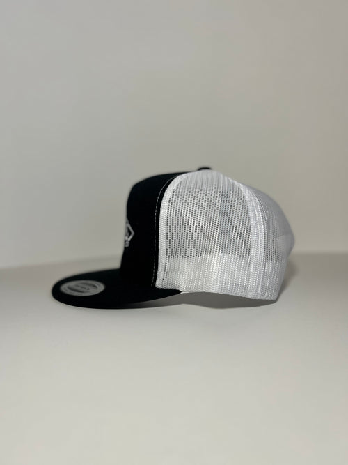 embroidered trucker hat