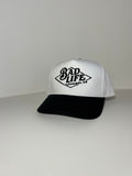 canvas white snapback trucker hat