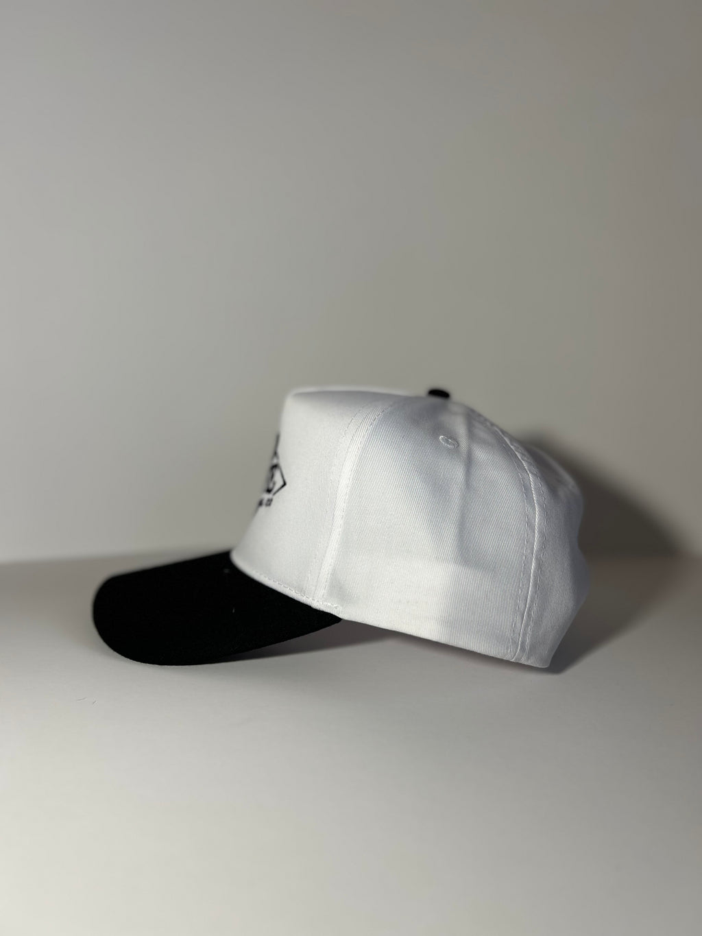 canvas white snapback trucker hat